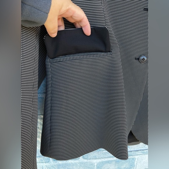 Argent 2-Button Peak Lapel dot matrix blazer size 14 - Picture 4 of 13